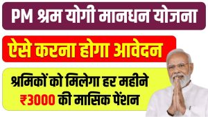 असंगठित क्षेत्रों में कार्य करने वाले श्रमिकों की मुस्किलों को दूर करने के लिए सरकार द्वारा यह योजना शुरु की गयी है,जिसके तहत जो असंगठित क्षेत्रों में कार्य कर रहे श्रमिक है,उन्हें 60 साल की उम्र के बाद 3000 रुपय की मासिक पेंशन देने का प्रावधान किया गया है।