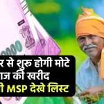 यूपी में 1 अक्टूबर से शुरू होगी मोटे अनाज की खरीद, ये मिलेगी MSP देखे लिस्ट