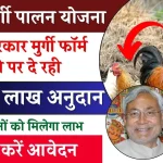 Bihar Poultry Farm Yojana 2024: मुर्गी पालन योजना में सरकार दे रही है मुर्गी फॉर्म पर 3 से 40 लाख अनुदान