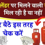 Gas Subsidy Check: गैस सिलेंडर पर मिलने वाली सब्सिडी इस तरह कर सकते हैं चेक, मोबाइल फोन से करें चेक