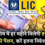 सिर्फ एक बार लगाएं पैसा... जीवनभर मिलेगी ₹1 लाख की पेंशन, LIC की कमाल स्कीम!