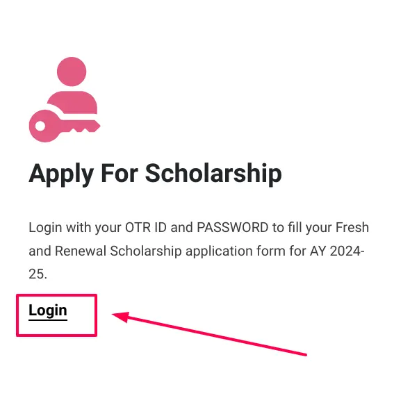 NSP Scholarship login