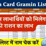 Ration Card Gramin List 2024: राशन कार्ड की ग्रामीण लिस्ट जारी, जल्दी नाम चेक करें