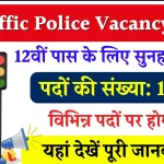 Traffic Police Vacancy 2024: ट्रैफिक पुलिस में इतने हजार पदों पर निकली भर्ती, 12वीं पास करें आवेदन