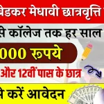 डॉ. आंबेडकर मेधावी छात्रवृत्ति योजना: स्कूल से कॉलेज तक हर साल मिलेंगे 12000 रुपये, शुरू हो गए आवेदन