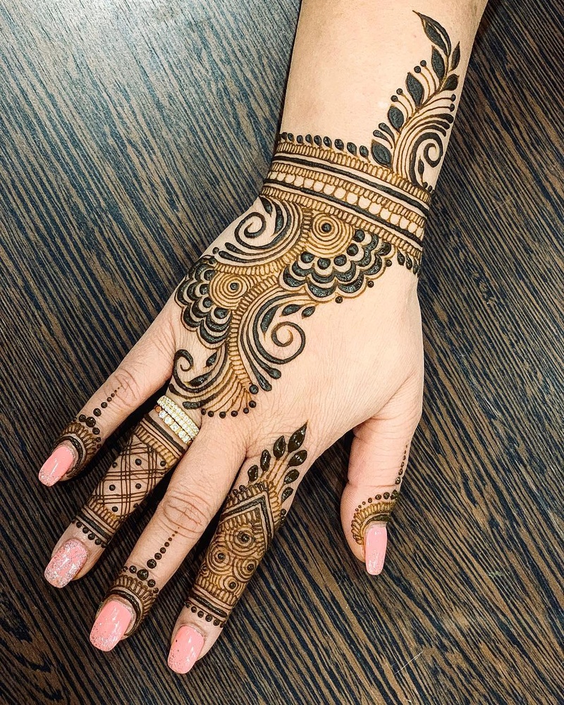 mehndi design for karva chauth
