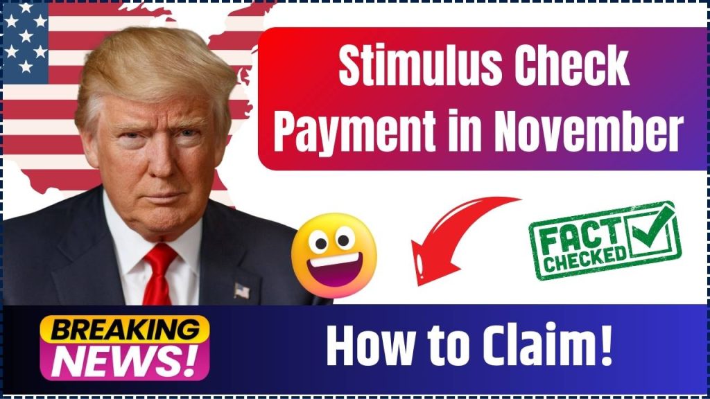 $1,600 Stimulus Check Payment in November 2024