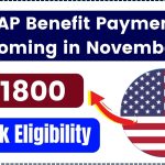 $1800 SNAP Benefit Payments Coming in November