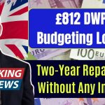 £812 DWP Budgeting Loans - Two-Year Repayment Without Any Interest, Eligibility