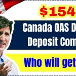 Canada $1546 OAS Direct Deposit Coming in November