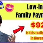 Canada $928 Low-Income Family Payments In November