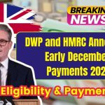 DWP and HMRC Announce Early December Payments 2024 - Who will get it? Check Eligibility & Payment Date