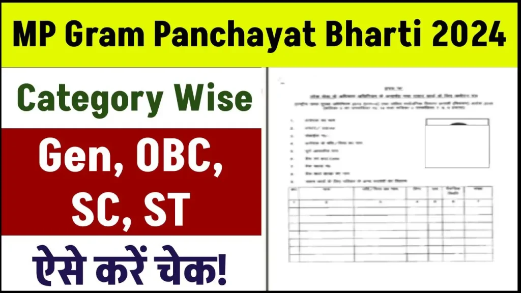 MP Gram Panchayat Bharti 2024: मध्य प्रदेश ग्राम पंचायतों में होने वाली है बंपर भर्ती, नोटिफिकेशन हुआ जारी