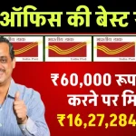 Post Office PPF Scheme: ₹60,000 रूपये जमा करने पर मिलेंगे ₹16,27,284 रूपये