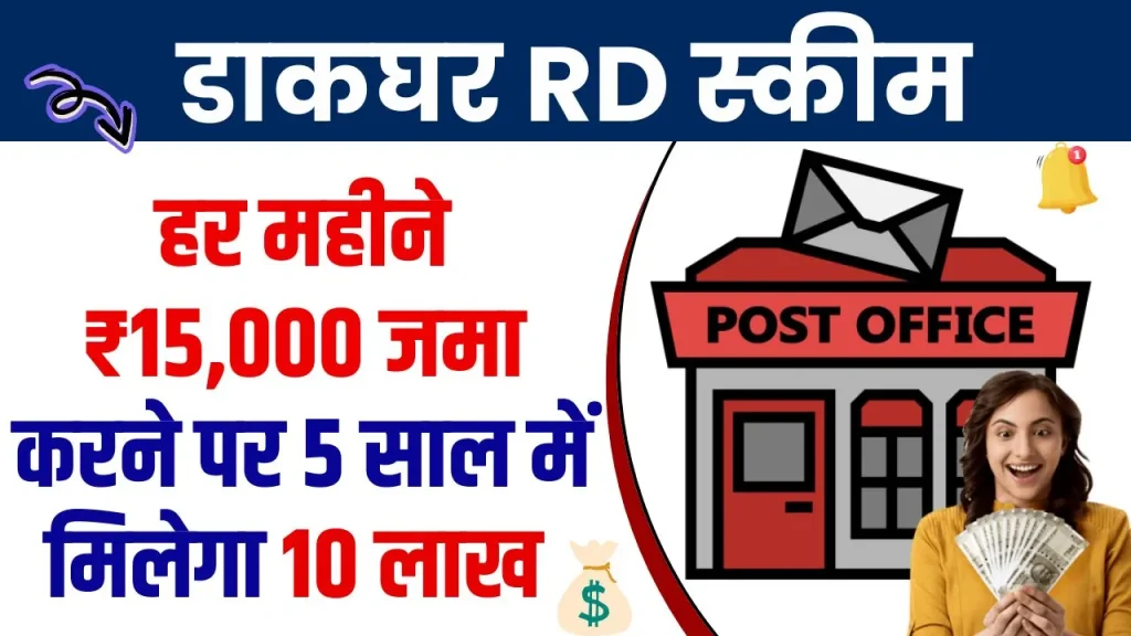 Post office RD Scheme: ₹15,000 जमा करने पर 5 साल में मिलेगा 10 लाख का फंड - CSEMI