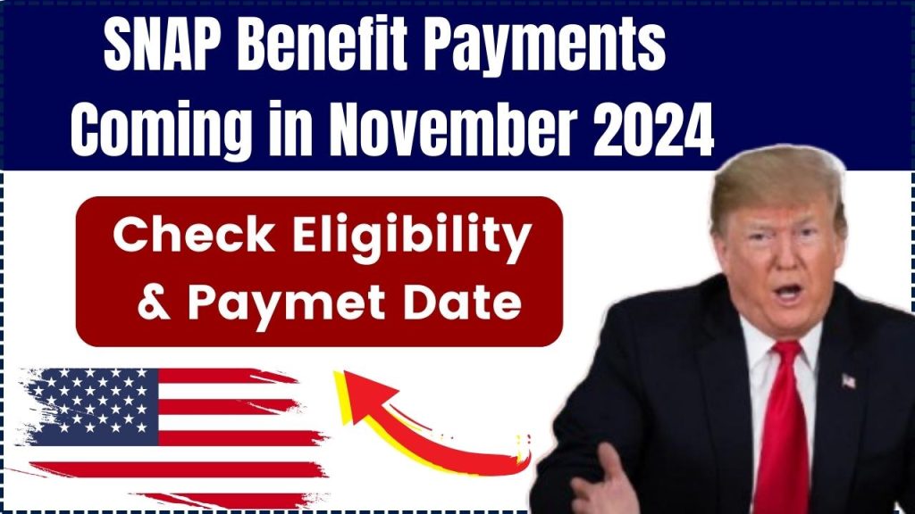 SNAP Benefit Payments Coming in November 2024