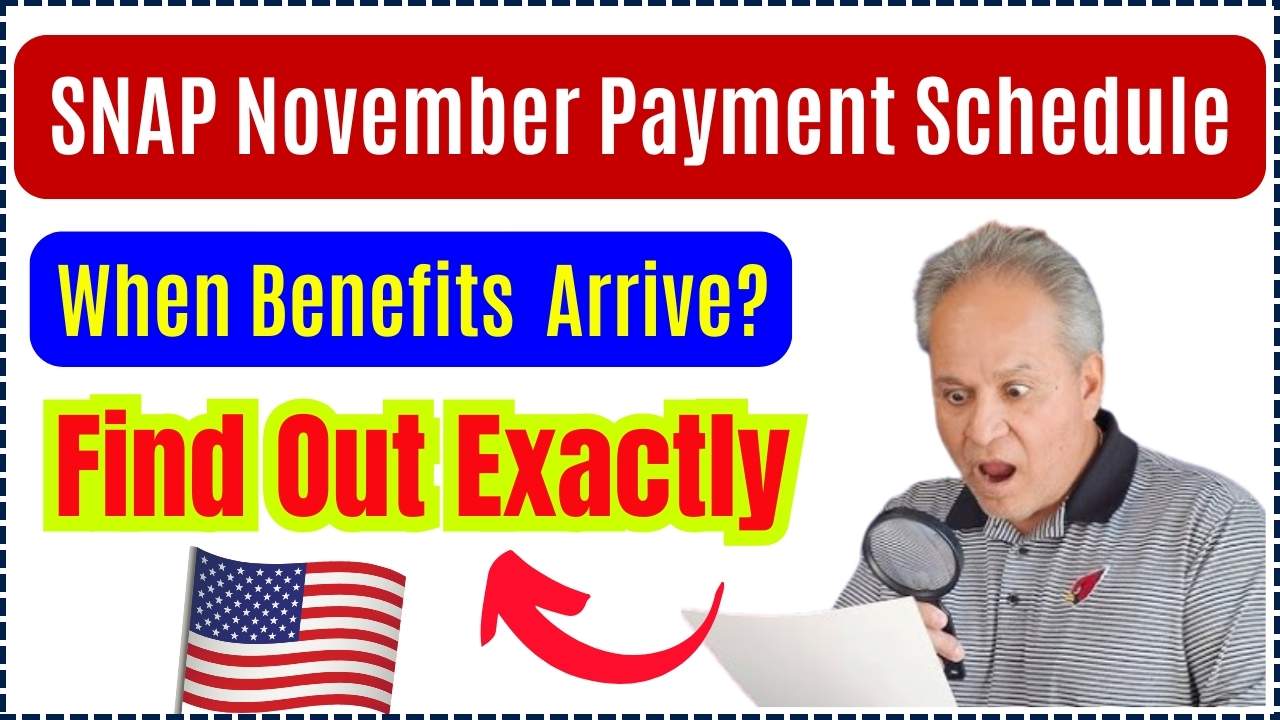 SNAP November Payment Schedule