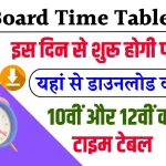 UP Board Time Table 2025: जारी होने जा रहा यूपी बोर्ड 10वीं 12वीं टाइम टेबल, upmsp.edu.in से ऐसे डाउनलोड करें पीडीएफ