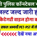 UP Police Constable: यूपी पुलिस कॉन्स्टेबल रिजल्ट के साथ कैटेगरी वाइस जारी होंगे कटऑफ मार्क्स, सफल अभ्यर्थी PET-PST में ले सकेंगे भाग