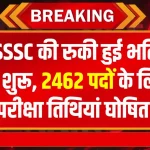 UPSSSC Exam 2024-25: खुशखबरी! रुकी हुई सरकारी भर्तियों की एग्जाम डेट जारी, भरे जाएंगे 2462 पद