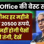 Post Office की बेस्ट स्कीम! जिंदगी भर हर महीने मिलेंगे 20500 रुपये, नहीं होगी कभी पैसों की तंगी