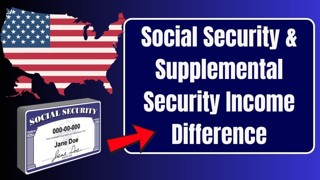 what is the difference between social security and supplemental security income