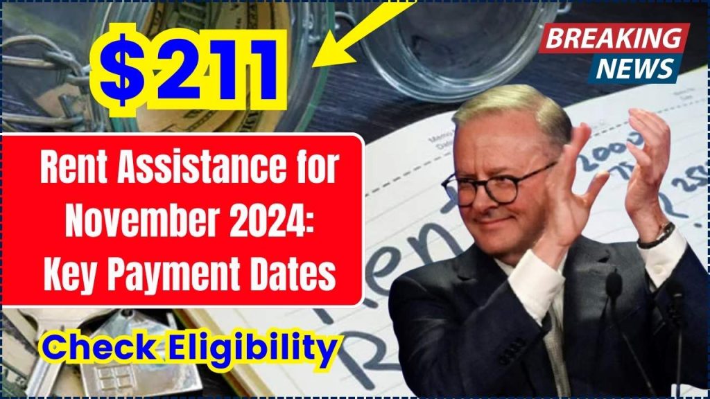 $211 Rent Assistance for November 2024