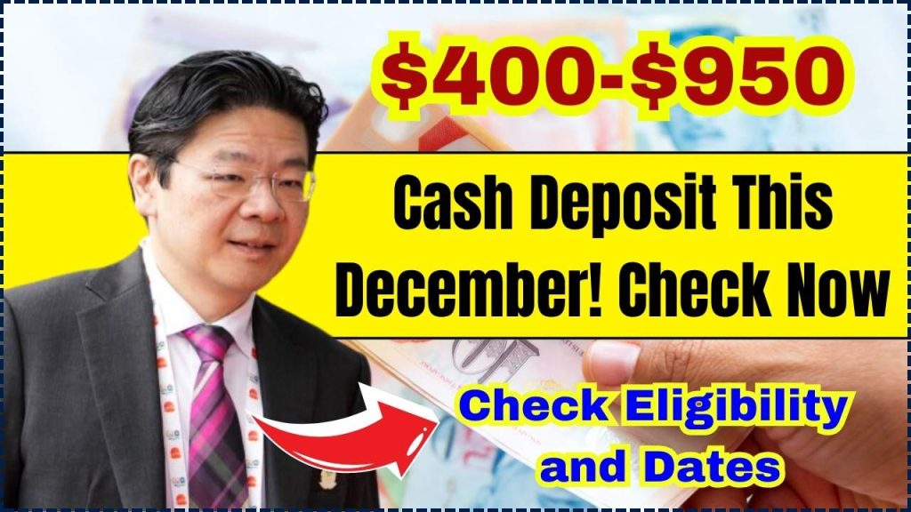 $400-$950 Cash Deposit This December