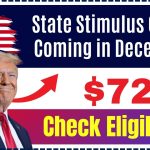 $725 State Stimulus Check Coming in December —Who Qualifies for this? Check Eligibility