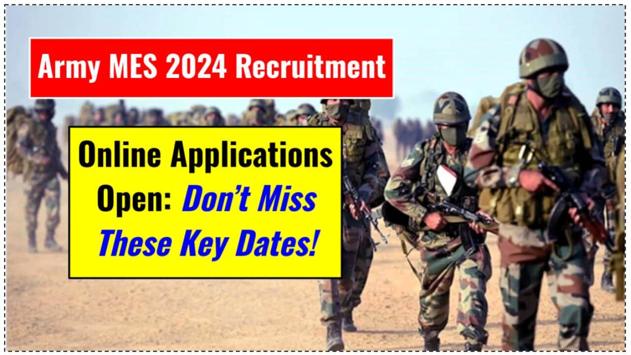 Army MES 2024 Recruitment