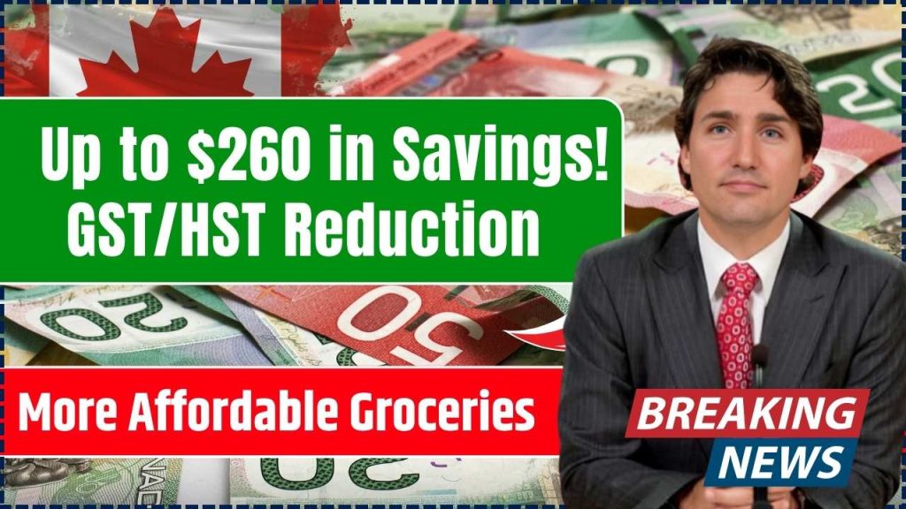 GST and HST Reduction Makes Groceries More Affordable