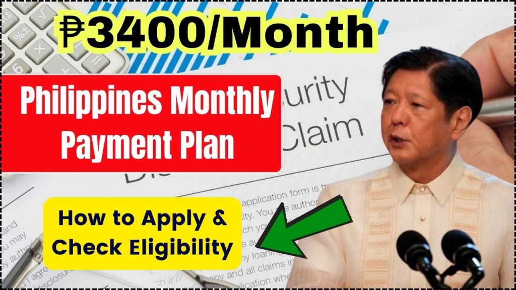 Philippines ₱3400 Monthly Payment Plan