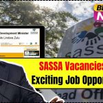 SASSA Vacancies Open