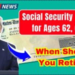 Social Security Checks for Ages 62