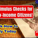 $800 Stimulus Checks for Low-Income Citizens