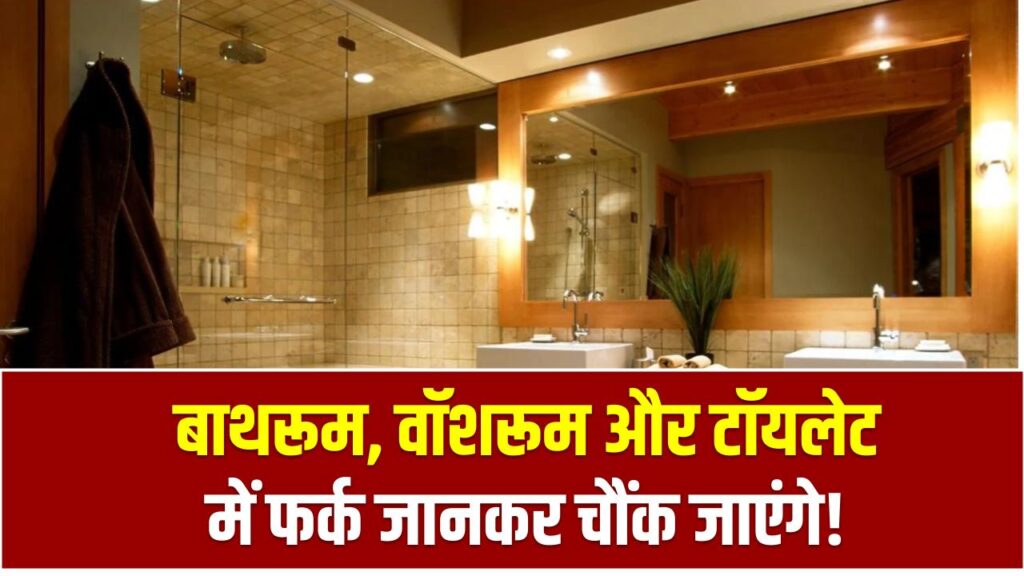 बाथरूम, वॉशरूम और टॉयलेट में फर्क जानकर चौंक जाएंगे! पढ़े-लिखे लोग भी करते हैं गलती!
