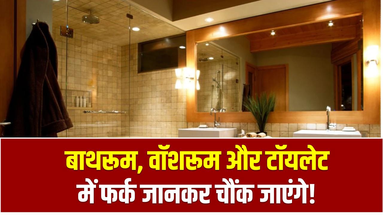 बाथरूम, वॉशरूम और टॉयलेट में फर्क जानकर चौंक जाएंगे! पढ़े-लिखे लोग भी करते हैं गलती!
