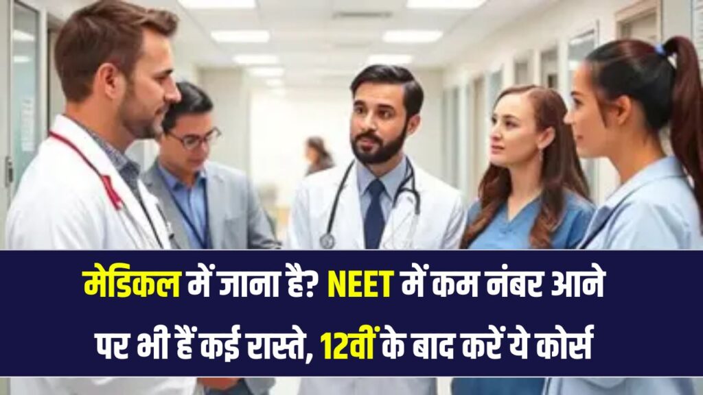 NEET UG 2025 में कम नंबर का डर? मेडिकल में करियर के लिए ये कोर्स भी हैं बेहतरीन विकल्प