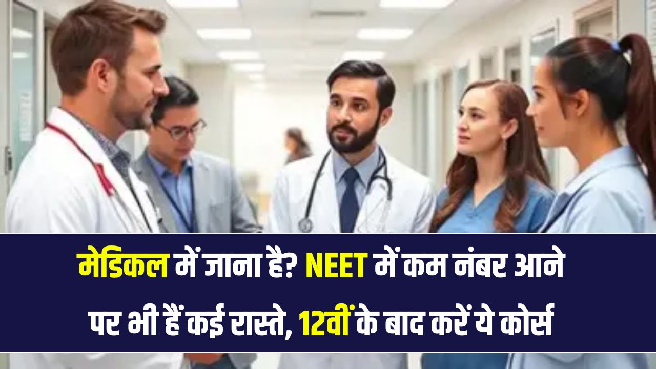 NEET UG 2025 में कम नंबर का डर? मेडिकल में करियर के लिए ये कोर्स भी हैं बेहतरीन विकल्प
