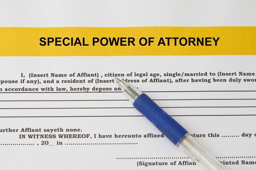 Special Power of Attorney